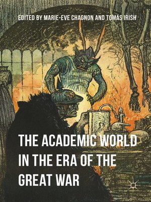 cover image of The Academic World in the Era of the Great War